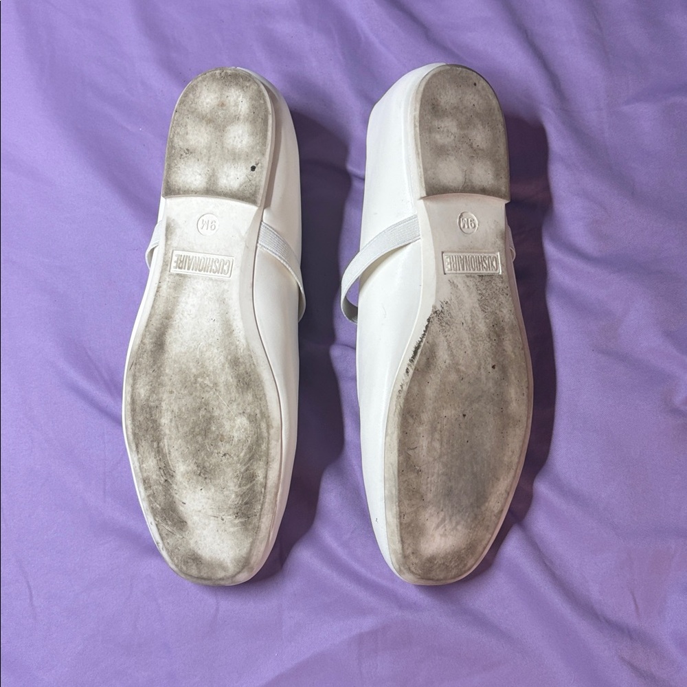 Cushionaire White Mary Jane Flats - Picture 5 of 6